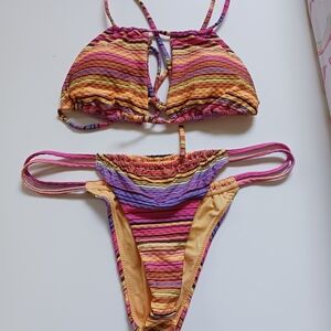 Rip Curl Women Multicolor Bikini SET SZ S  NWOT